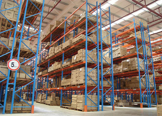 Corrosion Protection Industrial Metal Shelf Rack , Steel Heavy Duty Racks For Warehouse