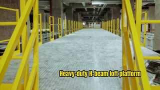 แพลตฟอร์มห้องใต้หลังคา H-beam สำหรับงานหนัก