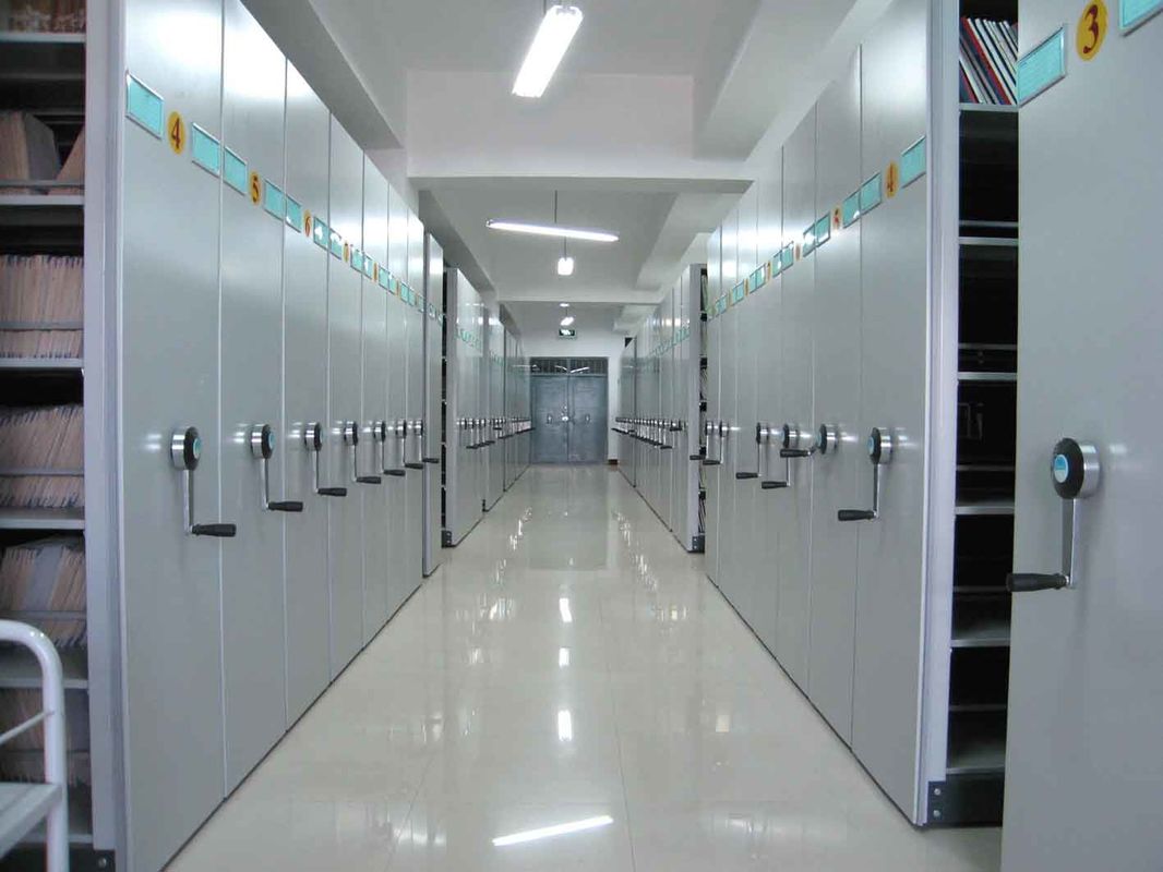 ระบบเก็บไฟล์ความหนาแน่นสูงสําหรับห้องสมุด / โรงเรียน / สํานักงาน / ธนาคาร