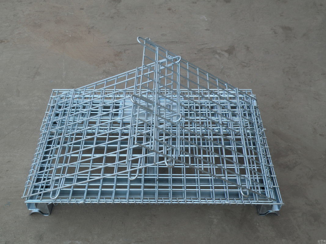 ภาระหนักเหล็กกระปุกกรงเก็บโลหะ / ถ้วยขัดสายพับสําหรับ Wearhouse