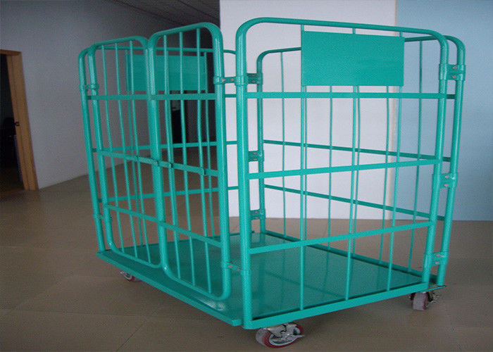โครงการพับได้ สตั๊ก Wire Mesh เก็บเก็บกรง, โครงการ Roll Cage Trolley สําหรับการขนส่ง