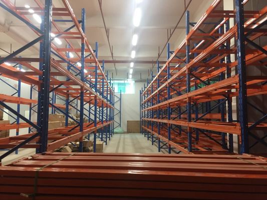 โครงสร้างสะพาน ปรับปรุง Rack Pallet เลือกด้วยสีฝุ่น