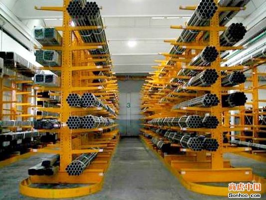 สแตนเลสท่อ Cantilever Pallet Racking ระบบ Racking Cantilever ภาระหนัก