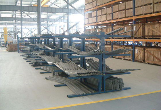สแตนเลสท่อ Cantilever Pallet Racking ระบบ Racking Cantilever ภาระหนัก