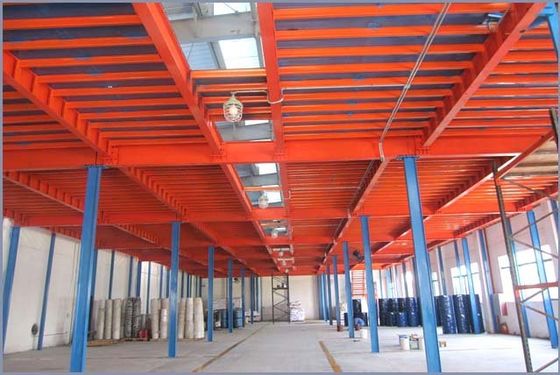 รากพอลเล็ตหลายระดับ สนับสนุน Mezzanine, โครงสร้างเหล็ก Mezzanine Floor