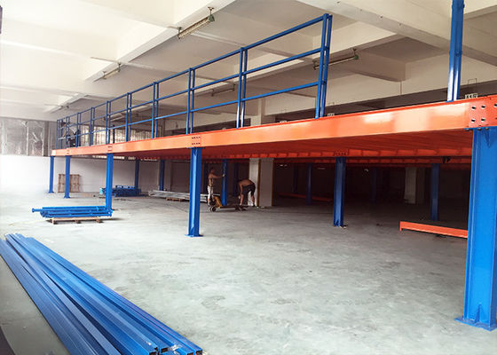 งานหนักโลหะพื้น Mezzanine อุตสาหกรรมสําหรับโกดัง / สํานักงาน