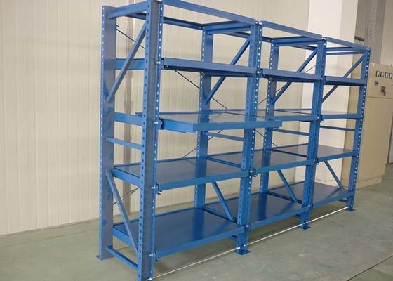 โรลออกรังเก็บ Mold หนักภาระตู้ Die Steel Mold Rack