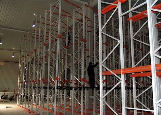 การขับเคลื่อนโลหะในโรงงานผลิต pallet racking 1500kg/ pallet ระบบชั้นวางของโกดัง