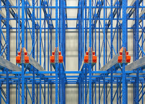 สแตนเลส Q235B อุตสาหกรรม pallet rack ชั้นวาง, Drive ผ่านระบบ pallet rack