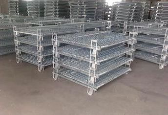 กรง Mesh สายเหล็ก plating สําหรับการเก็บสินค้าในโกดัง