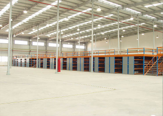Mezzanine สแตนเลสโครงสร้างหลายชั้น ระเบียงรองรับการเก็บ Mezzanine Platforms