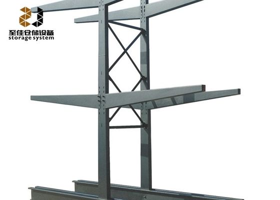 พาวเดอร์เคลือบ Cantilever Pallet Racking ขนาดที่กําหนดเองกับ Safelock