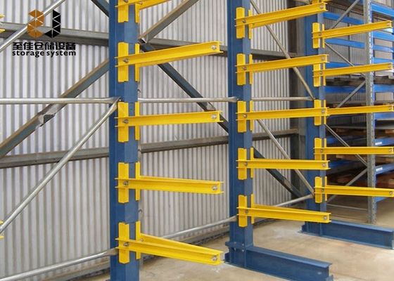 ขนาดที่กําหนดเอง 300-1800 มิลลิเมตร แอร์ม With Safelock Free Standing Lumber Rack
