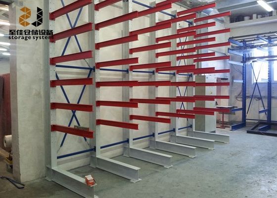 การป้องกันการกัดกร่อน อุตสาหกรรม pallet Racking สีที่กําหนดเอง With Safelock Rack Cantilever