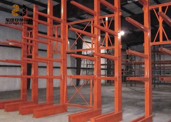 การป้องกันการกัดกร่อน อุตสาหกรรม pallet Racking สีที่กําหนดเอง With Safelock Rack Cantilever