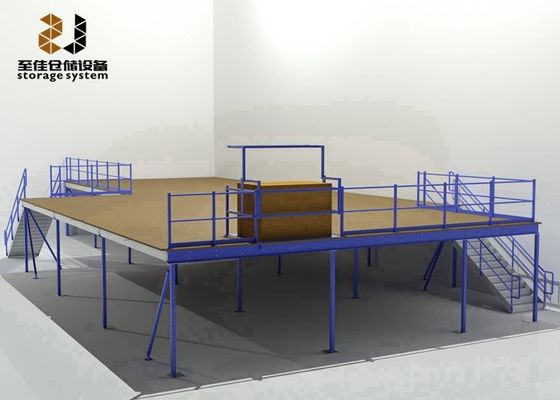 500kg-1500kg/sqm ระบบเมซซานีนโลหะ ระบบโกดังพื้นเมซซานีน