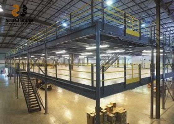โรงงานเคลือบผงเอโป็กซี่ Mezzanine Floors, Q235 Steel Mezzanine Racks