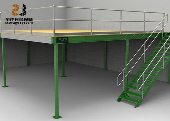 พื้น Mezzanine อุตสาหกรรมที่ทนทาน / ราง rivet ที่ไม่มีบอลท์ รับประกัน 5 ปี