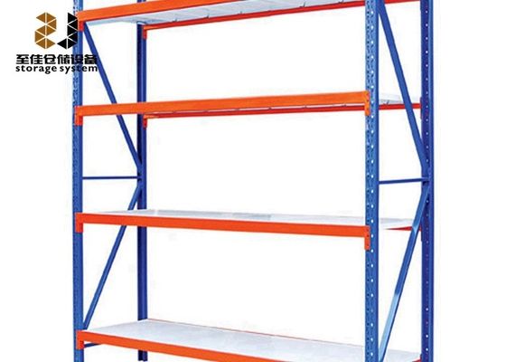 เสาเหล็กม้วนเย็น Rack เสาเหล็กระดับกลาง 1500 - 8000mm ความสูง