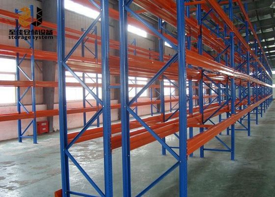 เครื่องเก็บของแบบโลหะขนาดกลาง 200kg/ระดับ-500kg/ระดับ ระบบวาง pallet อุตสาหกรรม