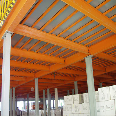 ภาระหนัก 3m อุตสาหกรรมปรับปรับเหล็ก Pallet Mezzanine พื้นผิวเคลือบผง