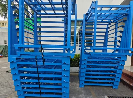 เสาเหล็ก Stackable รากสต็อปโกดังสําหรับอะไหล่และเครื่องประกอบรถ